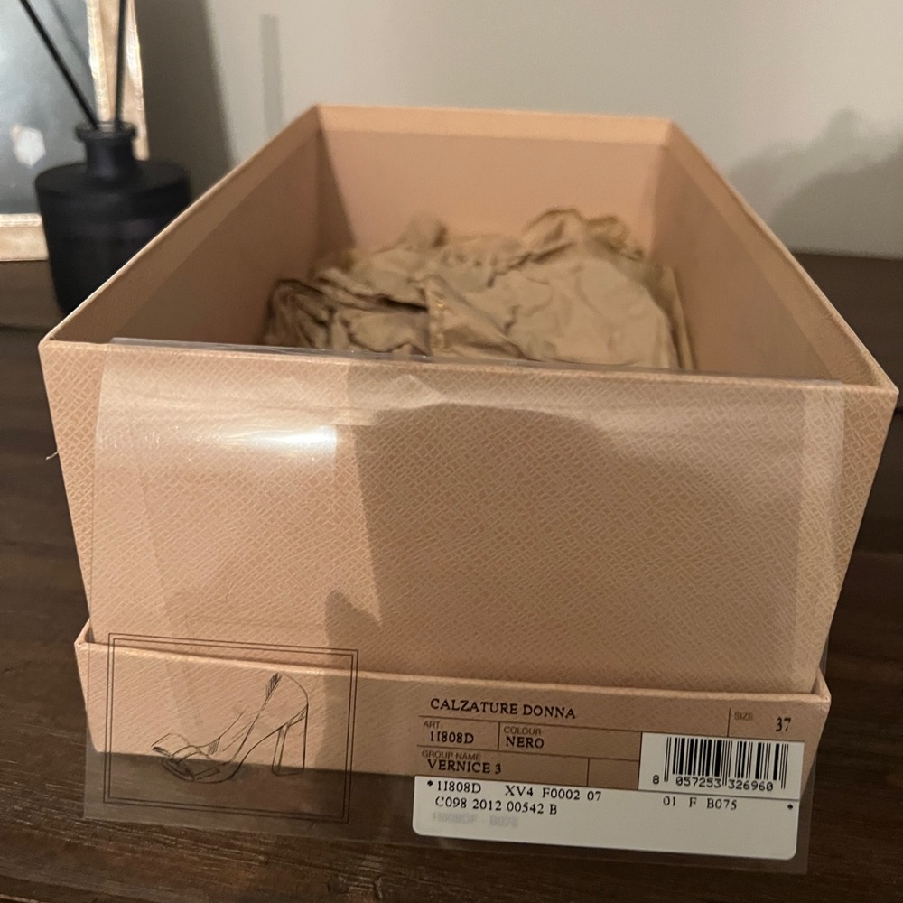 Prada Parent Bow Toe Pump Black - image 5